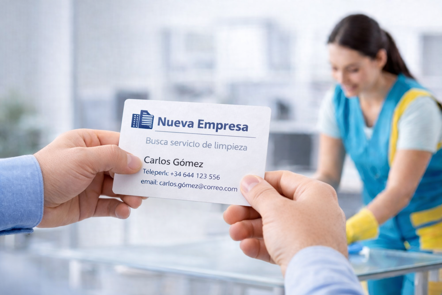 Ejemplo visual de oportunidad comercial verificada para empresa